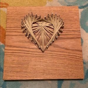 wood&rubber band decor